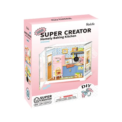Gambar Rolife Miniatur 3d Super Creator Homely Baking Kitchen Set 62 Pcs Dws08b - Mix