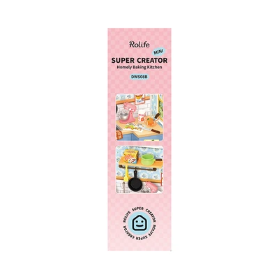 Gambar Rolife Miniatur 3d Super Creator Homely Baking Kitchen Set 62 Pcs Dws08b - Mix