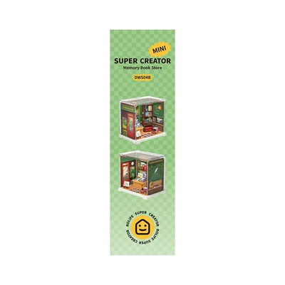 Gambar Rolife Miniatur 3d Mini Super Creator Memory Book Store Set 44 Pcs Dws04b - Mix