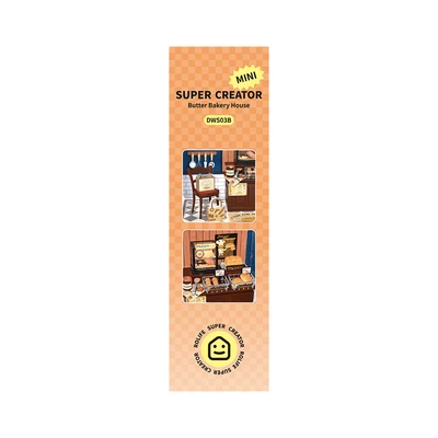 Gambar Rolife Miniatur 3d Mini Super Creator Butter Bakery House Set 42 Pcs Dws03b - Mix
