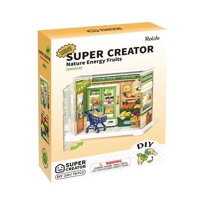 Gambar Rolife Miniatur 3d Mini Super Creator Nature Energy Fruits Set 79 Pcs Dws01b - Mix