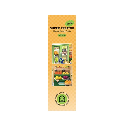 Gambar Rolife Miniatur 3d Mini Super Creator Nature Energy Fruits Set 79 Pcs Dws01b - Mix