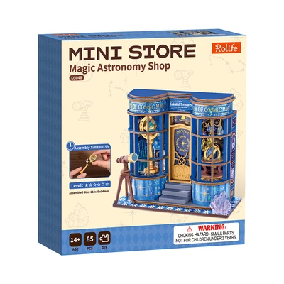 Gambar Rolife Miniatur 3d Mini Store Magic Astronomy Shop Set 85 Pcs Ds048 - Mix