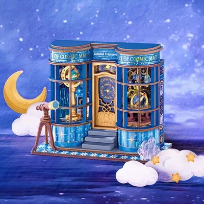 Gambar Rolife Miniatur 3d Mini Store Magic Astronomy Shop Set 85 Pcs Ds048 - Mix