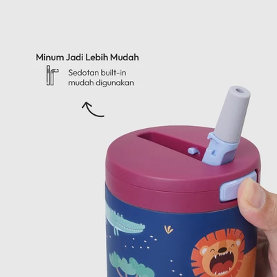 Gambar Picas Critter Botol Vacuum Flask Stainless Steel 304 550 ml - Biru Navy