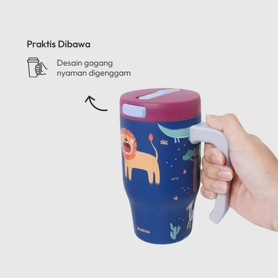 Gambar Picas Critter Botol Vacuum Flask Stainless Steel 304 550 ml - Biru Navy