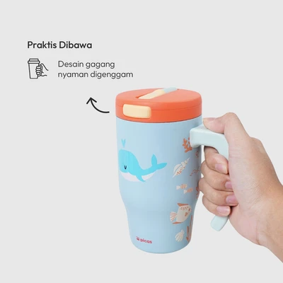 Gambar Picas Critter Botol Vacuum Flask Stainless Steel 304 550 ml - Biru