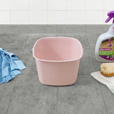 Gambar Proclean Ember Plastik Handy Square 6 Liter - Pink Soft