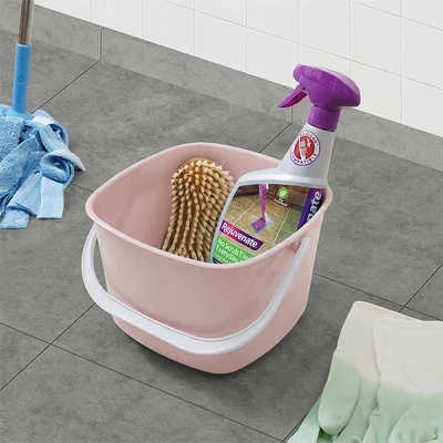 Gambar Proclean Ember Plastik Handy Square 6 Liter - Pink Soft