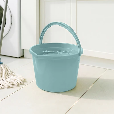 Gambar Proclean Ember Plastik Handy Round 13 Liter - Hijau Sage