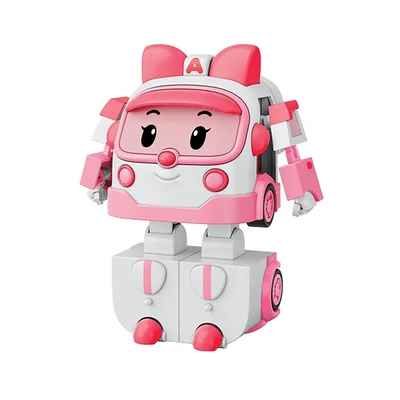 Gambar Robocar Poli Babe Robot Transforming Amber - Pink