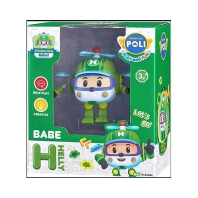 Gambar Robocar Poli Babe Robot Transforming Helly - Hijau