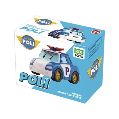 Gambar Robocar Poli Diecast Broomstown Rescue Poli - Biru/putih
