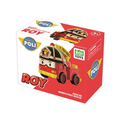 Gambar Robocar Poli Diecast Broomstown Rescue Roy - Merah