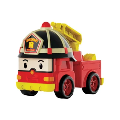 Gambar Robocar Poli Diecast Broomstown Rescue Roy - Merah