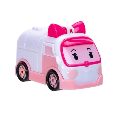 Gambar Robocar Poli Diecast Broomstown Rescue Amber - Pink