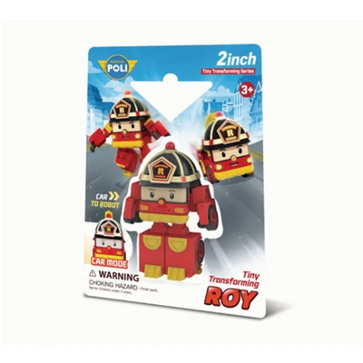 Gambar Robocar Poli Robot Tiny Transforming Roy - Merah