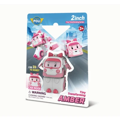 Gambar Robocar Poli Robot Tiny Transforming Amber - Pink