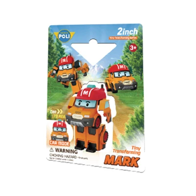 Gambar Robocar Poli Robot Tiny Transforming Mark - Oranye