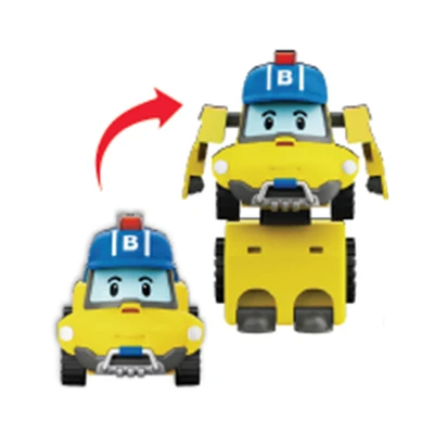 Gambar Robocar Poli Robot Tiny Transforming Bucky - Kuning