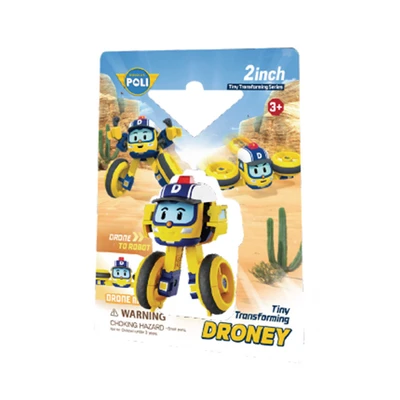 Gambar Robocar Poli Robot Tiny Transforming Droney - Kuning