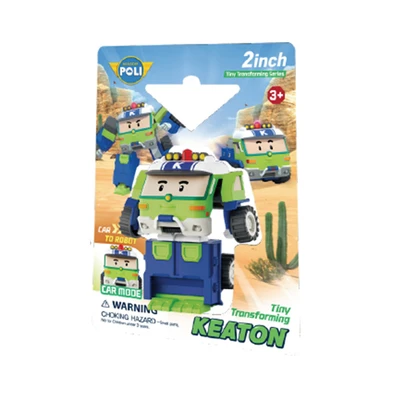 Gambar Robocar Poli Robot Tiny Transforming Keaton - Hijau/biru