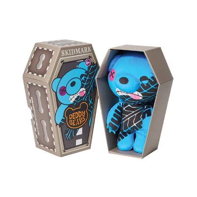 Gambar Deddy Bears Boneka Skidmark Coffin Series3 17 cm - Biru
