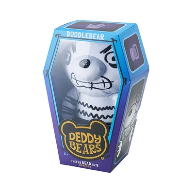 Gambar Deddy Bears Boneka Doodlebear Coffin Series3 35 cm - Hitam/Putih