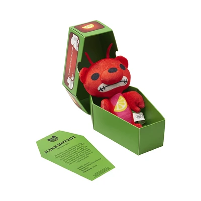 Gambar Deddy Bears Boneka Hank Hotpot Coffin Series 4 17 Cm - Merah