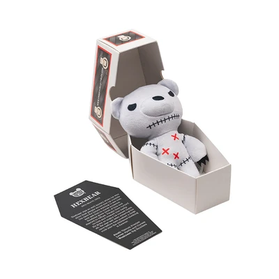 Gambar Deddy Bears Boneka Hexbear Coffin Series 4 17 Cm - Putih