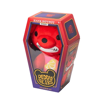 Gambar Deddy Bears Boneka Hank Hotpot Coffin Series 4 35 Cm - Merah