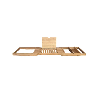 Gambar Stora Nampan Bathtub Bambu Extendable - Cokelat