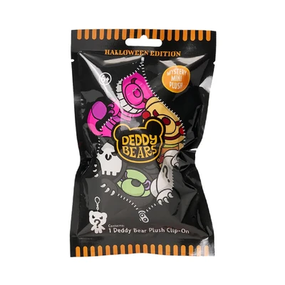 Gambar Deddy Bears Gantungan Kunci Boneka Plush Clip On Halloween Edition Random