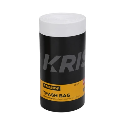 Gambar Krisbow Kantong Sampah Dengan Tali Serut 20 Liter Set 65 Pcs - Putih