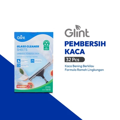Gambar Glint Grape Fruit Lembaran Pembersih Kaca 32 Lembar