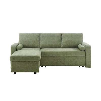 Gambar Selma Markus Sofa Bed Sudut Fabric - Hijau