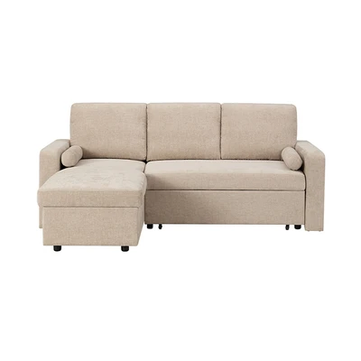 Gambar Selma Markus Sofa Bed Sudut Fabric - Krem Beige