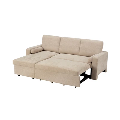 Gambar Selma Markus Sofa Bed Sudut Fabric - Krem Beige