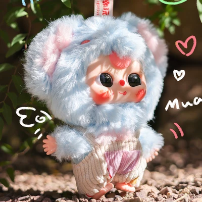 Gambar Baby Three Gantungan Kunci Boneka Little Cutie Random