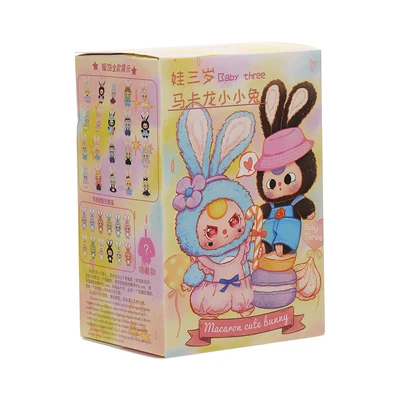 Gambar Baby Three Gantungan Kunci Boneka Macaron Cute Bunny V1 Random