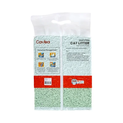 Gambar Cavea Green Tea Pasir Kucing Tofu 7 Liter - Hijau