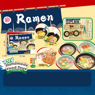 Gambar Bricks Kingdom Set Diy Gantungan Kunci Handmade Food Ramen Random