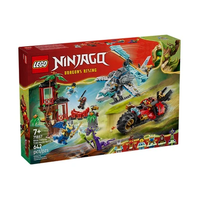Gambar LEGO Ninjago Dragons Rising Ninja Vehicle Tree House Battle Set 642 Pcs 71857 - Mix