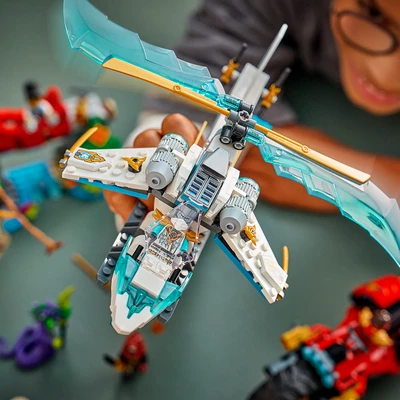 Gambar LEGO Ninjago Dragons Rising Ninja Vehicle Tree House Battle Set 642 Pcs 71857 - Mix