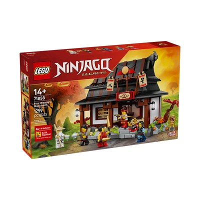 Gambar LEGO Ninjago Four Weapons Blacksmith 15th Anniversary Set 1259 Pcs 71858 - Mix