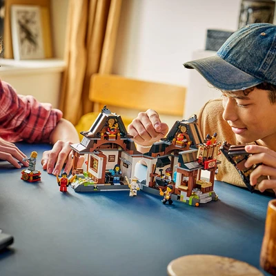 Gambar LEGO Ninjago Four Weapons Blacksmith 15th Anniversary Set 1259 Pcs 71858 - Mix