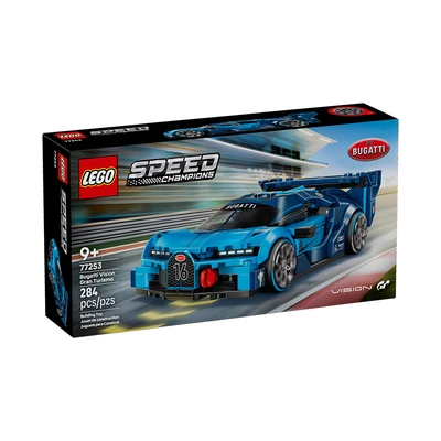Gambar LEGO Speed Champions Bugatti Vison Gran Turismo Set 284 Pcs 77253 - Biru