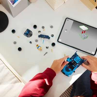 Gambar LEGO Speed Champions Bugatti Vison Gran Turismo Set 284 Pcs 77253 - Biru