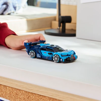 Gambar LEGO Speed Champions Bugatti Vison Gran Turismo Set 284 Pcs 77253 - Biru