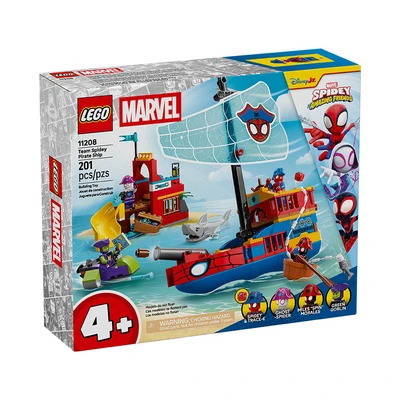 Gambar LEGO Marvel Team Spidey Pirate Ship Set 201 Pcs 11208 - Mix